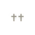 Blessed | Gold Vermeil | CZ Diamond Cross Earrings